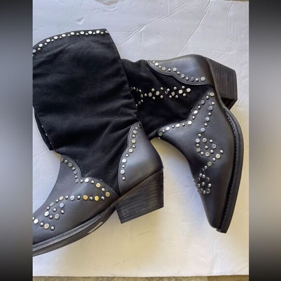 FREE PEOPLE Joelton Studded Western Boots - Picture 6 of 6